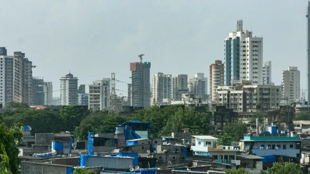 Mumbai skyline of high-rise towers, representing Indian businesses that need CERT-In empanelled security audits