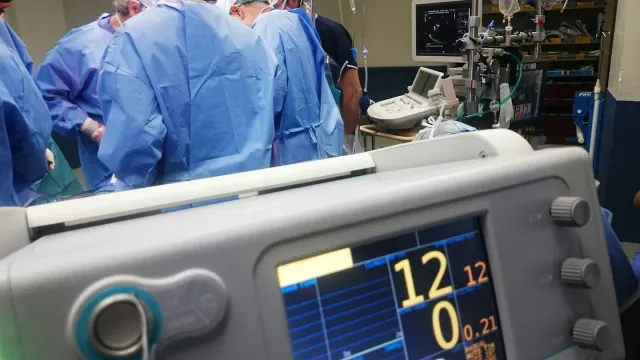Clinical team in a hospital setting, representing healthcare organisations protecting electronic health information under HIPAA