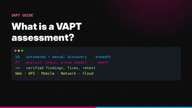 Diagram contrasting vulnerability assessment breadth with penetration testing depth